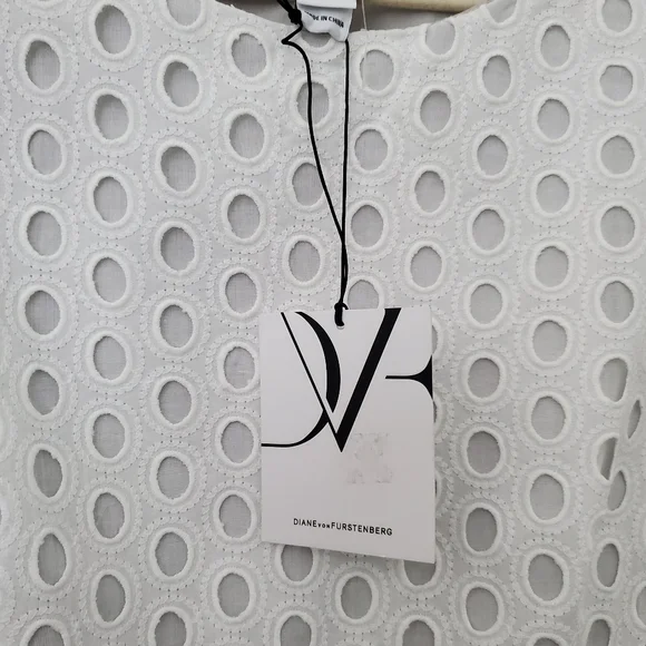 Diane von Furstenberg Carprenna Ring Stitch Dress 14. - Picture 13 of 16